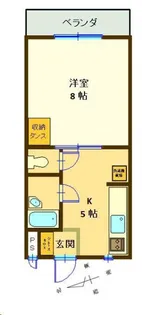 メゾンコンフォール【1階】の間取り