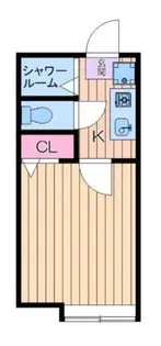 グランソレイユ亀有A【2階】の間取り