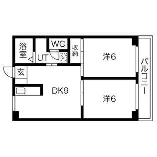 レジェント幸和【7階】の間取り