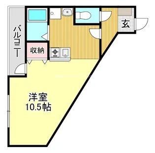 フェイム瀬田【1階】の間取り