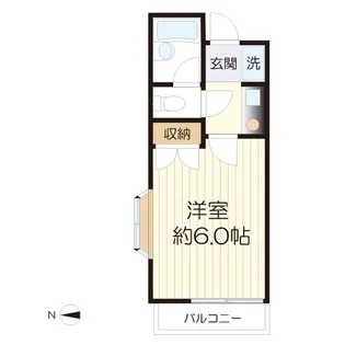 クレセントハイム【1階】の間取り