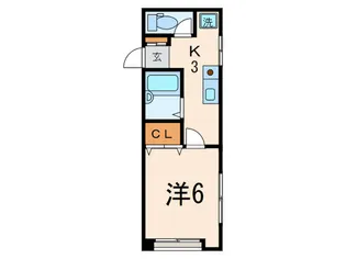 チェレステ二子【2階】の間取り
