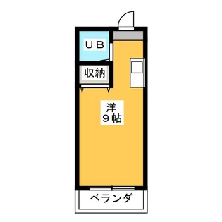 プチメゾン金山【1階】の間取り