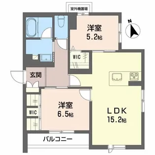 ヴィア パラディーソ【3階】の間取り