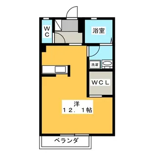コラージュガーデン【1階】の間取り
