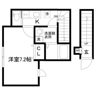 create inc【2階】の間取り