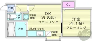 アイエスN12【1階】の間取り