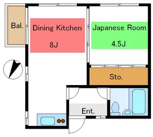 森下TMマンション【2階】の間取り
