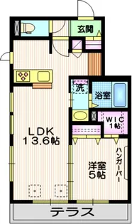 上原メゾン【1階】の間取り