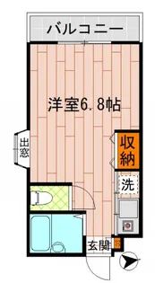 イースト・ヨコハマ・レジデンス【2階】の間取り