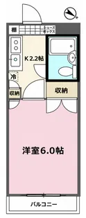 ドエル朝日 212号室【2階】の間取り