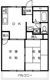 ベルメゾン鈴木【3階】の間取り