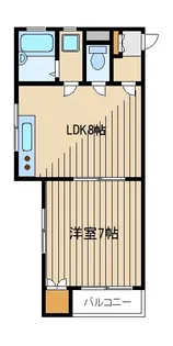 サンビューラー【2階】の間取り
