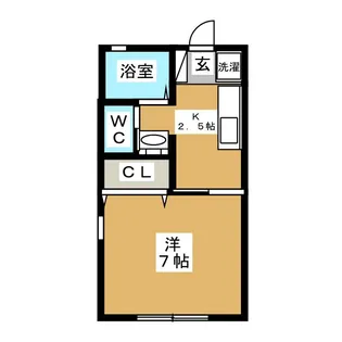 フォレスト三鷹【1階】の間取り