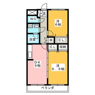 サンシャインノブIII【2階】の間取り