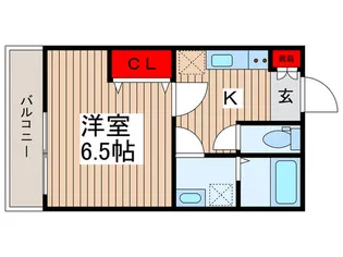 BELLE CREST【2階】の間取り