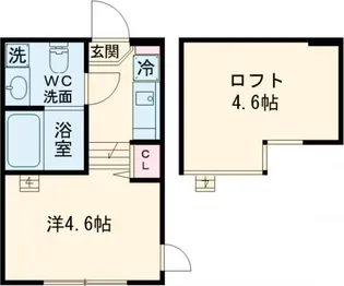 ハーモニーテラス綾瀬【2階】の間取り