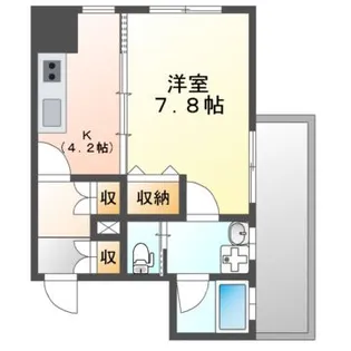 さくらHills NAGOYA WEST【4階】の間取り