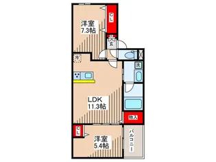 仮)メゾン・ド・コリーヌ滝野川【3階】の間取り