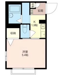 カメリヤハイツ【1階】の間取り