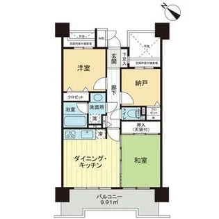 レクセルプラザ西川口【6階】の間取り