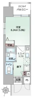 フルフィールタイパナ【10階】の間取り