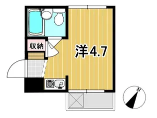ハイツくれよん【1階】の間取り