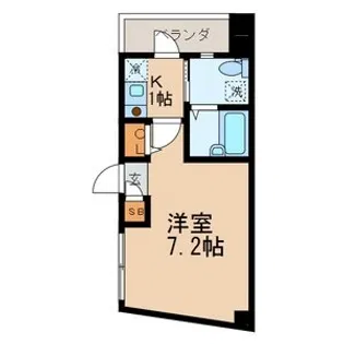 リード東中野【3階】の間取り