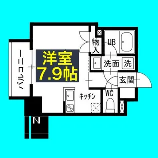 コンフォート新栄【8階】の間取り