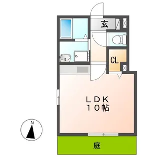 グリンヒル【1階】の間取り
