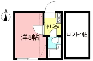 ルーエラウム中野南台【1階】の間取り