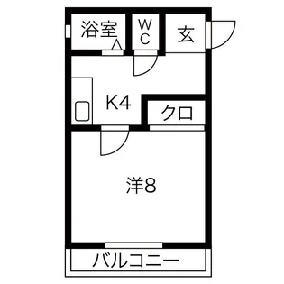 ドエルKM【1階】の間取り