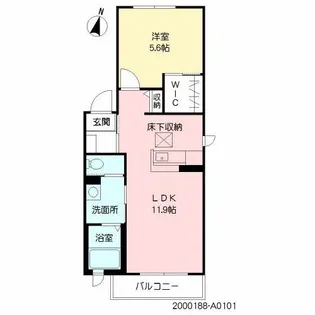 シャーメゾンMIRO【1階】の間取り