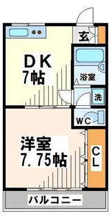 やよい荘B棟【1階】の間取り