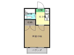マメゾン世田谷【2階】の間取り