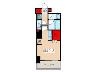 プライムメゾン板橋【15階】の間取り