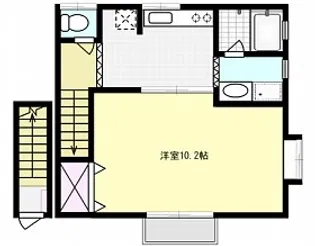 穂高ブラザーズ運河II【2階】の間取り
