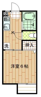 ハイツ宮ノ台【2階】の間取り