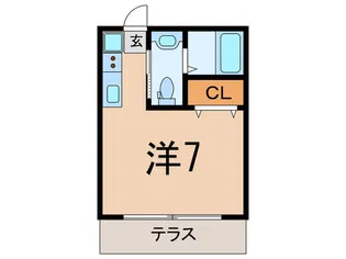グランエッグス祐天寺A【1階】の間取り