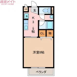 ルーラル勇【2階】の間取り