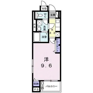 ブローテ 古蔵II【3階】の間取り