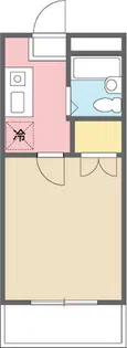 ハルベース川口第56【2階】の間取り