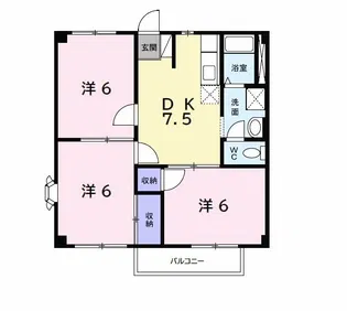 ファミーユ1【1階】の間取り