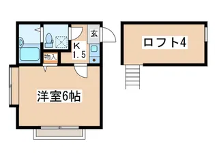 マ・ピエス生田八番館【2階】の間取り