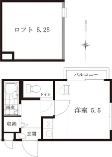 パスカルII【1階】の間取り