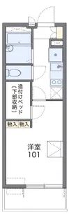 レオパレス水向【1階】の間取り