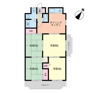 グランドコート春日台【3階】の間取り