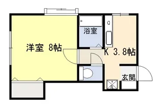 アップルハウス沼垂【2階】の間取り