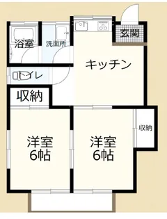 エトワール藤倉B【1階】の間取り