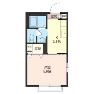 ウエルくげぬま【2階】の間取り